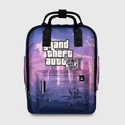 Рюкзак женский GTA VI, цвет: 3D-принт