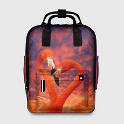 Рюкзак женский Flamingo Love, цвет: 3D-принт