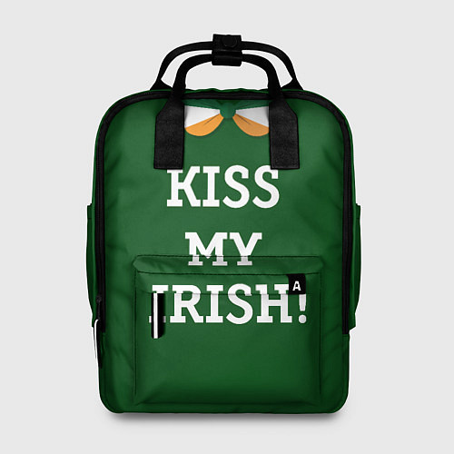 Женский рюкзак Kiss my Irish / 3D-принт – фото 1