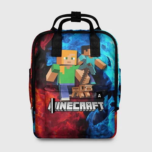 Женский рюкзак Minecraft Майнкрафт / 3D-принт – фото 1