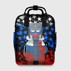 Рюкзак женский CountryHumans, цвет: 3D-принт