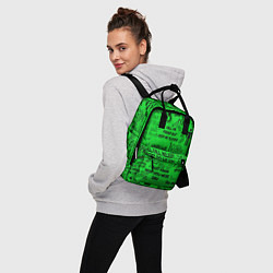 Рюкзак женский GREEN BILLIE EILISH, цвет: 3D-принт — фото 2