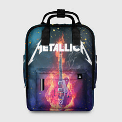 Рюкзак женский Metallicaспина, цвет: 3D-принт