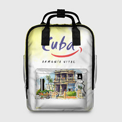 Рюкзак женский Куба, цвет: 3D-принт