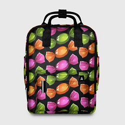 Рюкзак женский Конфеты, цвет: 3D-принт