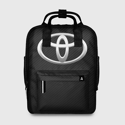 Женский рюкзак Toyota carbon / 3D-принт – фото 1