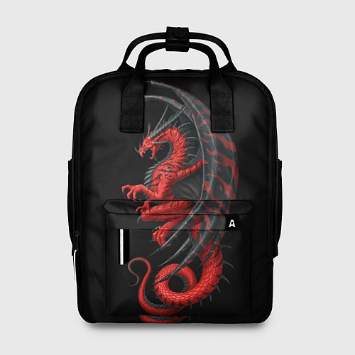 Женский рюкзак Red Dragon / 3D-принт – фото 1