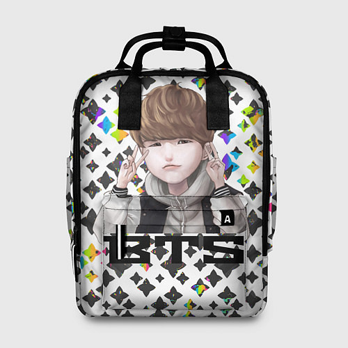 Женский рюкзак BTS / 3D-принт – фото 1