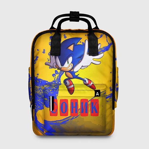 Женский рюкзак Sonic - Соник / 3D-принт – фото 1