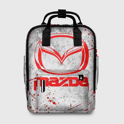 Женский рюкзак MAZDA RED LOGO / 3D-принт – фото 1