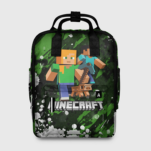 Женский рюкзак Minecraft Майнкрафт / 3D-принт – фото 1