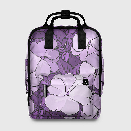 Женский рюкзак Цветы / 3D-принт – фото 1
