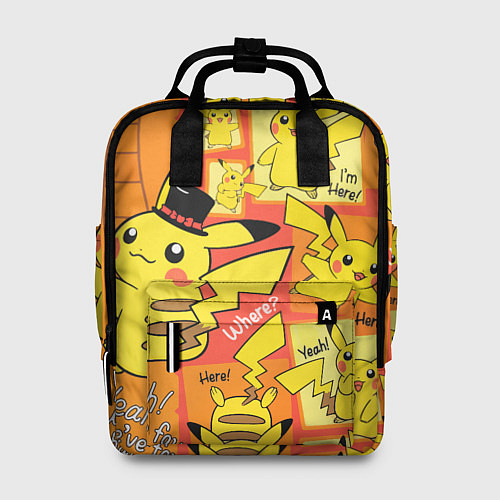 Женский рюкзак Pikachu / 3D-принт – фото 1