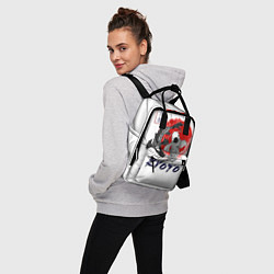 Рюкзак женский Карпы Кои Киото, цвет: 3D-принт — фото 2