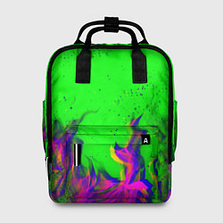 Рюкзак женский ОГОНЬ ГЛИТЧ, цвет: 3D-принт