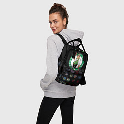 Рюкзак женский Boston Celtics 1, цвет: 3D-принт — фото 2