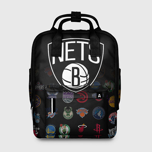 Женский рюкзак Brooklyn Nets 1 / 3D-принт – фото 1
