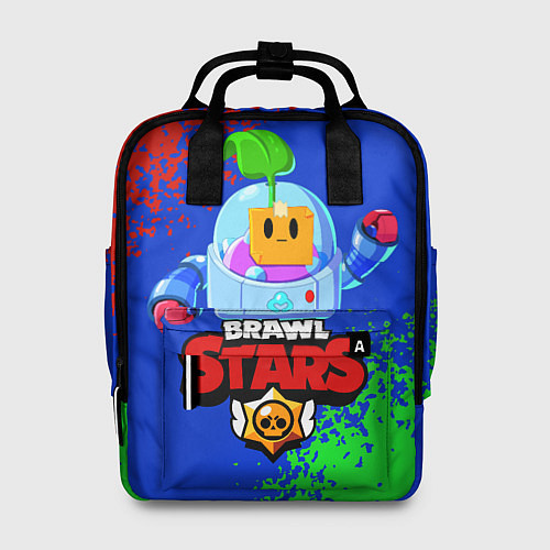 Женский рюкзак BRAWL STARS SPROUT / 3D-принт – фото 1