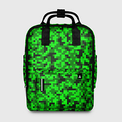 Рюкзак женский КАМУФЛЯЖ GREEN, цвет: 3D-принт
