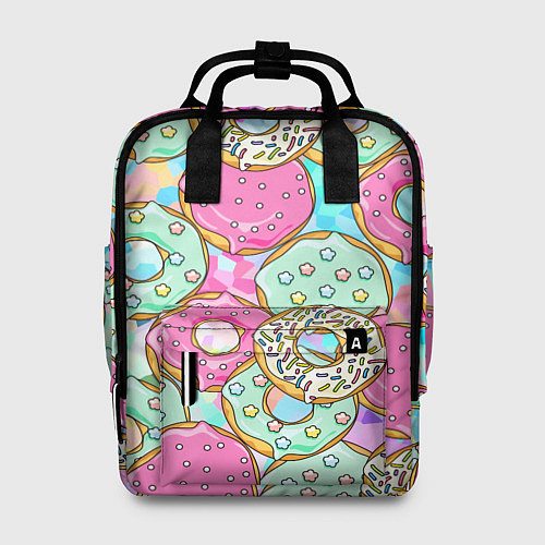 Женский рюкзак Пончики / 3D-принт – фото 1