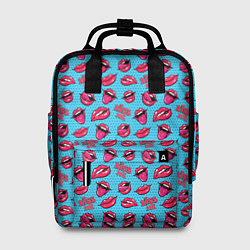 Рюкзак женский Губы Поп-арт, цвет: 3D-принт