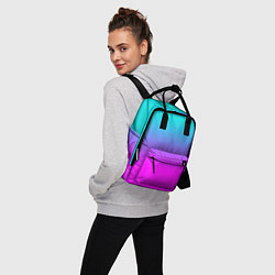 Рюкзак женский Градиент, цвет: 3D-принт — фото 2