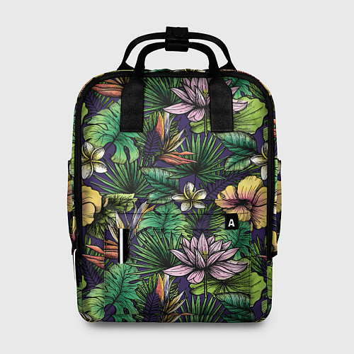 Женский рюкзак Летние цветы / 3D-принт – фото 1