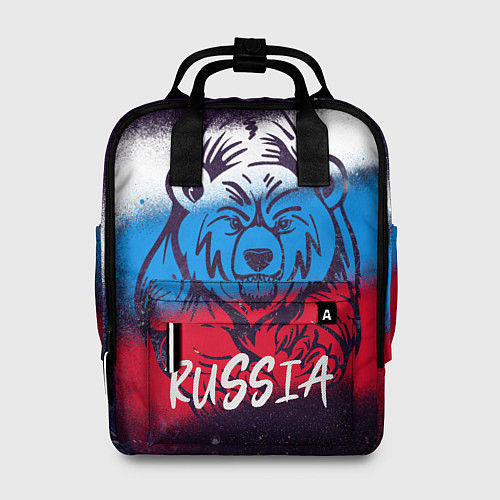 Женский рюкзак Russia Bear / 3D-принт – фото 1