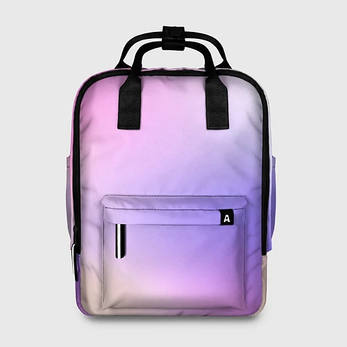 Женский рюкзак Светлый градиент розовый мода / 3D-принт – фото 1