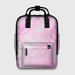 Рюкзак женский Розовые разводы краска зефир, цвет: 3D-принт
