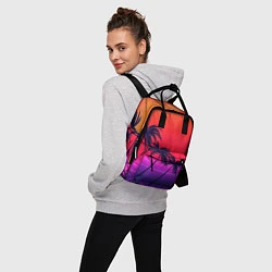 Рюкзак женский Очеровательный закат, цвет: 3D-принт — фото 2