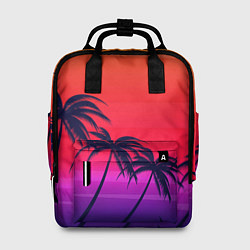 Рюкзак женский Очеровательный закат, цвет: 3D-принт