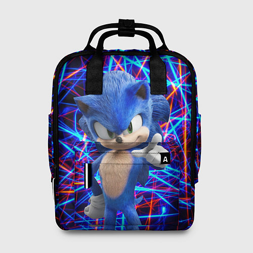 Женский рюкзак Sonic / 3D-принт – фото 1