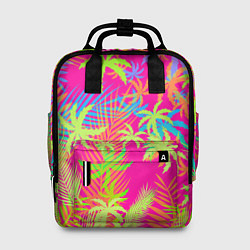 Рюкзак женский ПАЛЬМЫ ТРОПИКИ, цвет: 3D-принт