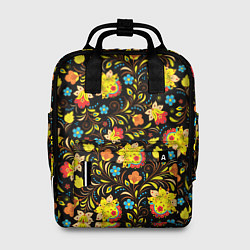 Рюкзак женский Яркая Хохлома, цвет: 3D-принт