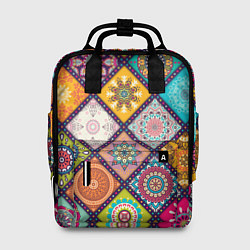Рюкзак женский Узоры мандалы, цвет: 3D-принт