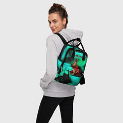 Рюкзак женский Билли айлиш, цвет: 3D-принт — фото 2