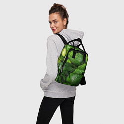 Рюкзак женский Огурцы, цвет: 3D-принт — фото 2