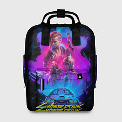 Рюкзак женский Cyberpunk 2077, цвет: 3D-принт