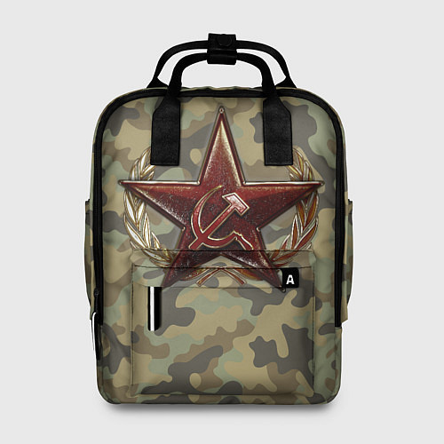Женский рюкзак Советская звезда / 3D-принт – фото 1
