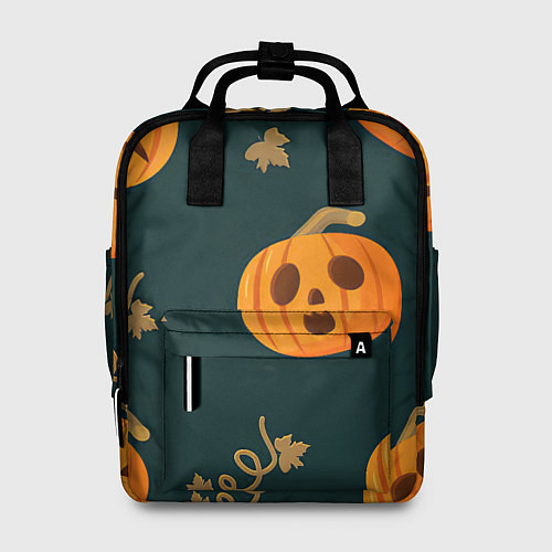 Женский рюкзак Осенние тыквы / 3D-принт – фото 1