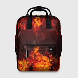 Рюкзак женский Огонь, цвет: 3D-принт