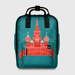 Рюкзак женский Москва, цвет: 3D-принт