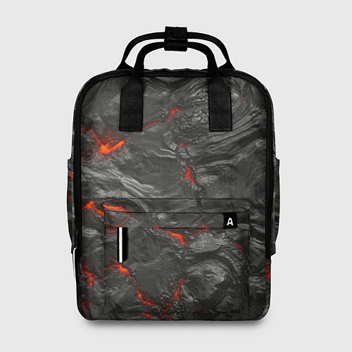 Женский рюкзак Застывшая лава / 3D-принт – фото 1
