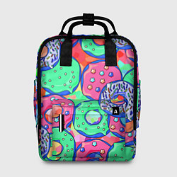 Рюкзак женский Donuts, цвет: 3D-принт