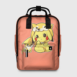 Рюкзак женский Pikachu Pika Pika, цвет: 3D-принт