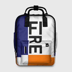 Рюкзак женский FIRE, цвет: 3D-принт