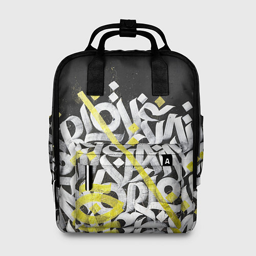 Женский рюкзак GRAFFITY / 3D-принт – фото 1