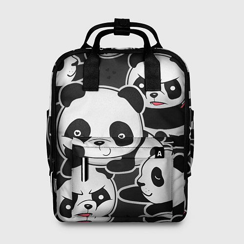 Женский рюкзак Смешные панды / 3D-принт – фото 1