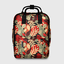Рюкзак женский Осенние листья, цвет: 3D-принт